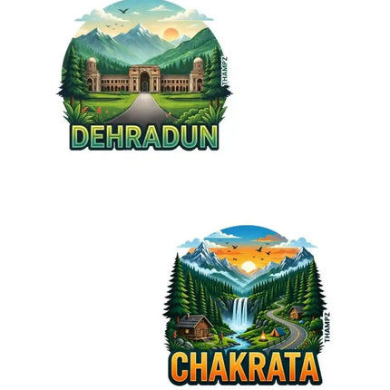 Dehradun & Chakrata Fridge Magnet – Uttarakhand Travel Souvenir & Collectible