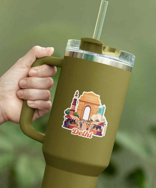 Delhi Heritage & Street Culture Vinyl Sticker