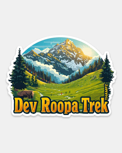 Dev Roopa Trek Adventure Vinyl Sticker