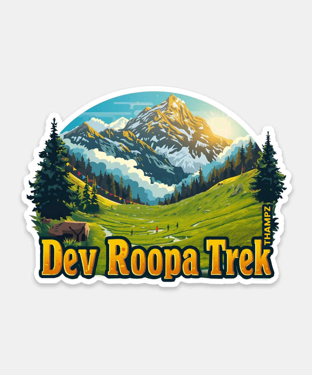Dev Roopa Trek Adventure Vinyl Sticker