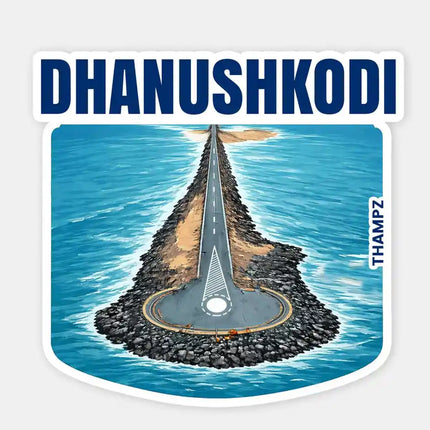 Dhanushkodi Fridge Magnet