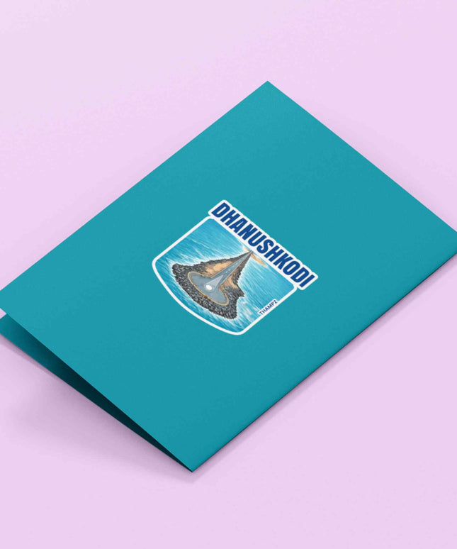 Dhanushkodi Vinyl Travel Sticker