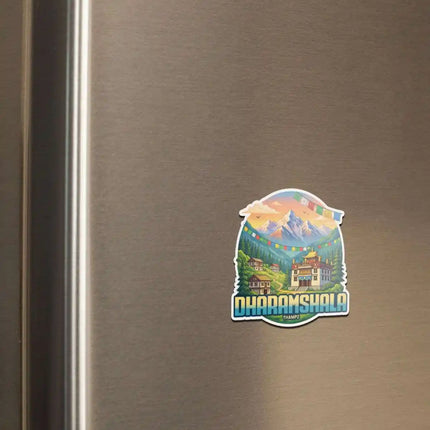 dharmashala fridge magnet