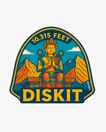 Diskit Buddha Monastery Sticker