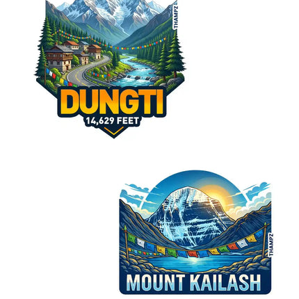 Dungti Mount Kailash 3D Embossed Flexible Fridge Magnet