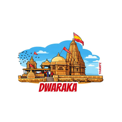 Dwaraka Fridge Magnet