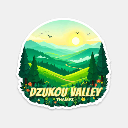 Dzukou Valley Fridge Magnet