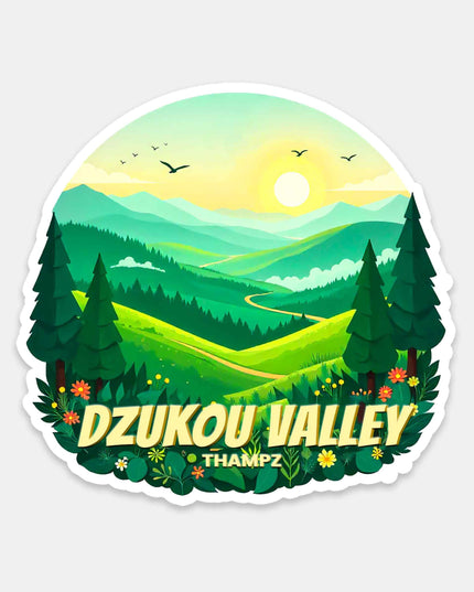 Dzukou Valley Vinyl Travel Sticker