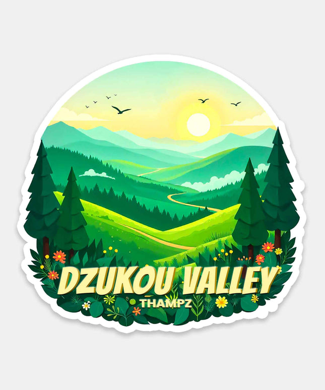 Dzukou Valley Vinyl Travel Sticker