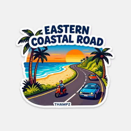 Eastern Coastal Road Fridge Magnet
