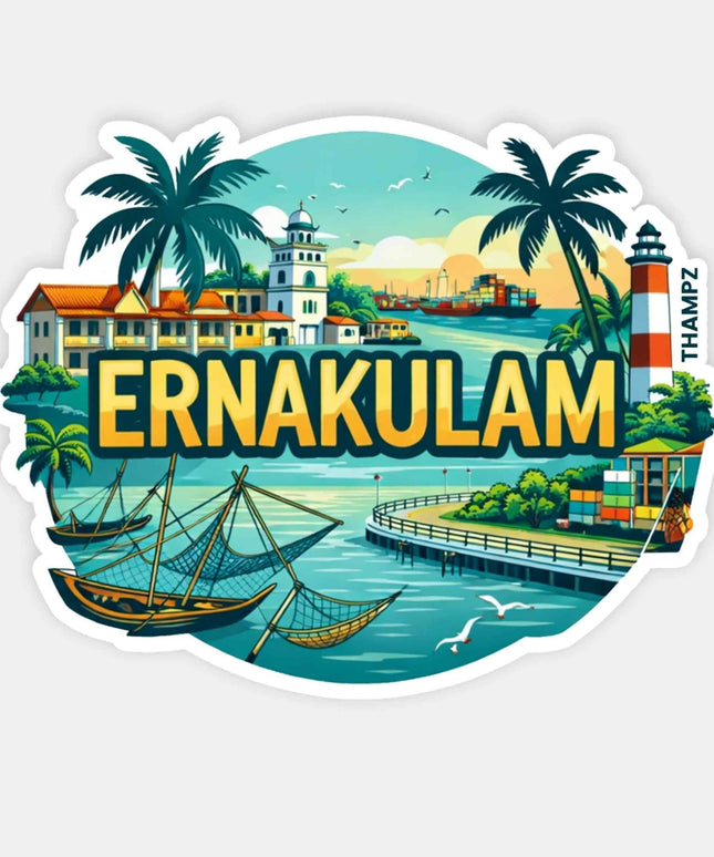 Ernakulam Kerala Travel Sticker