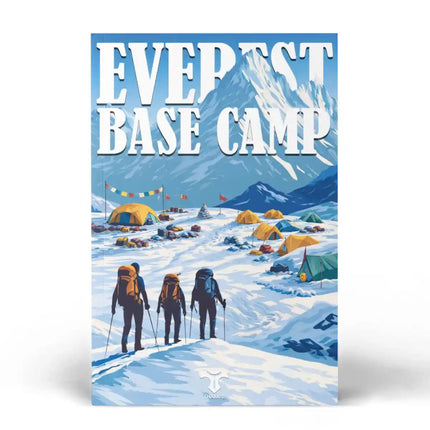 Everest Base Camp Travel Postcard Scenic Photo Postcard