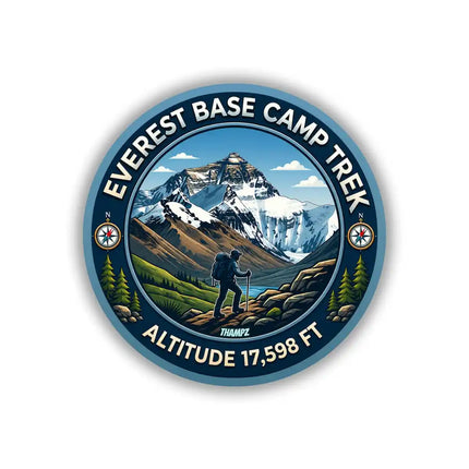 Everest Base Camp Trek Himalayan Pin Badge – Mountain Travel Souvenir