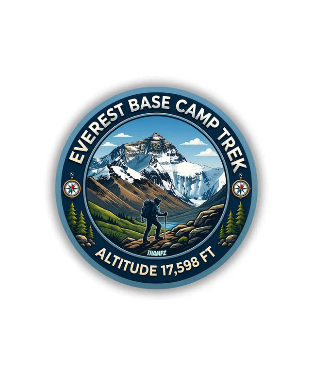 Everest Base Camp Trek Himalayan Pin Badge – Mountain Travel Souvenir