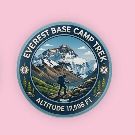 Everest Base Camp Trek Himalayan Pin Badge – Mountain Travel Souvenir