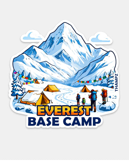 Everest Base Camp Vinyl Trekking Sticker
