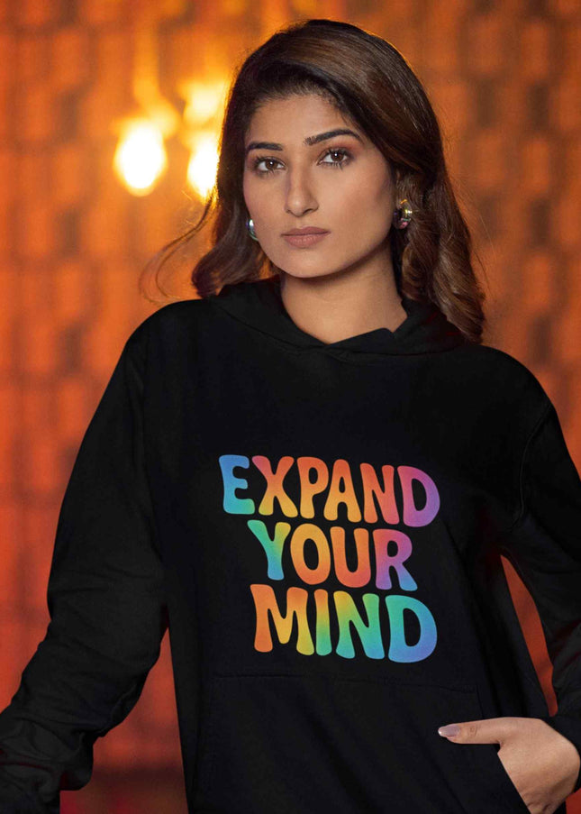 Expand Your Mind Black Hoodie