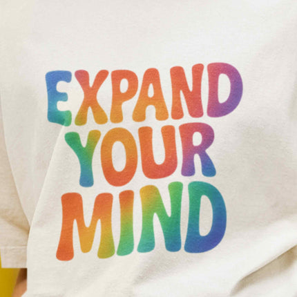 Expand Your Mind – Oversized Graphic T-Shirt