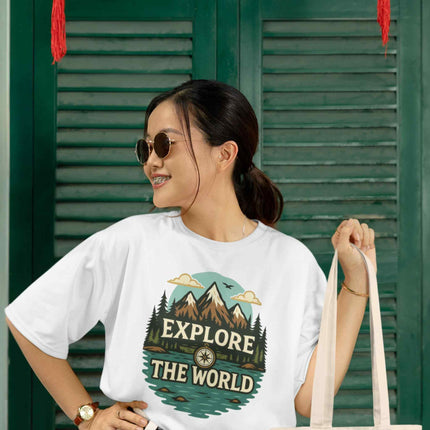 Explore the World-Travel Oversized T-Shirt