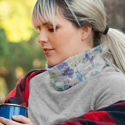 Fantasy Floral Seamless Unisex Bandana