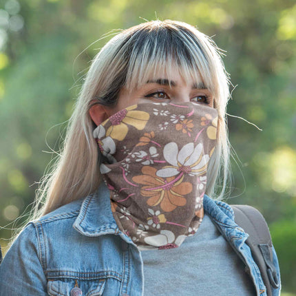 Floral Adventure Seamless Unisex Bandana