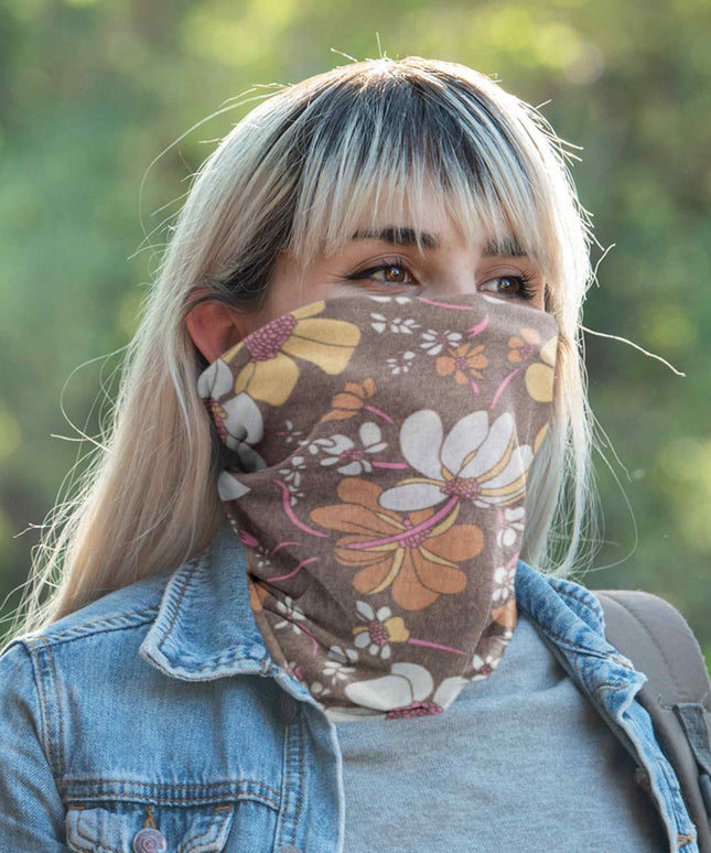 Floral Adventure Seamless Unisex Bandana