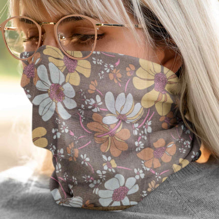 Floral Adventure Seamless Unisex Bandana