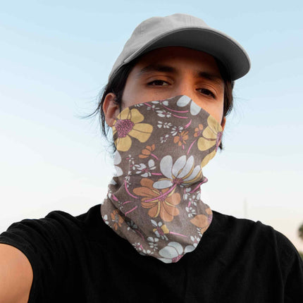Floral Adventure Seamless Unisex Bandana