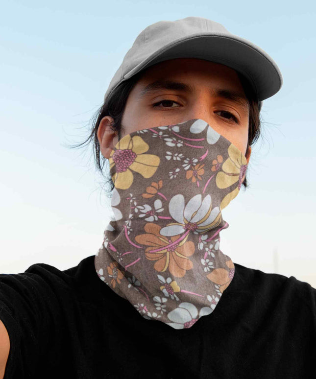 Floral Adventure Seamless Unisex Bandana