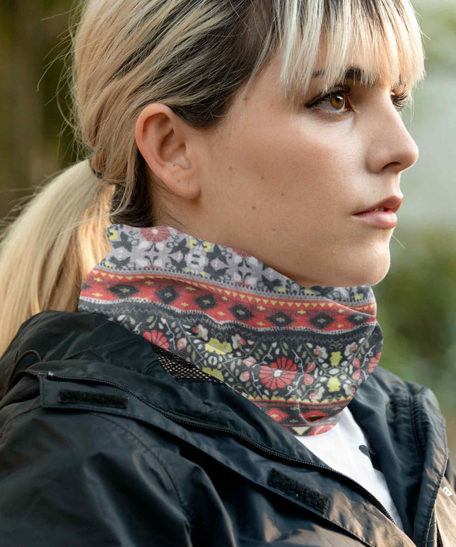 Floral Print Seamless Unisex Bandana