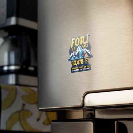 Fotu La Pass Fridge Magnet–Srinagar-Leh Highway Souvenir