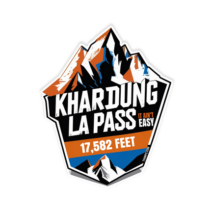 Khardung La Pass Fridge Magnet – 17,582 ft Ladakh Souvenir