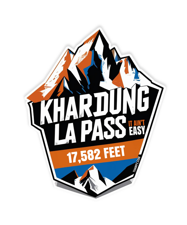 Khardung La Pass Fridge Magnet – 17,582 ft Ladakh Souvenir