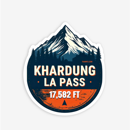 Khardung La Pass Fridge Magnet-Ladakh Adventure Souvenir