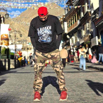Freedom in Ladakh - Adventure Riders Oversized T-Shirt