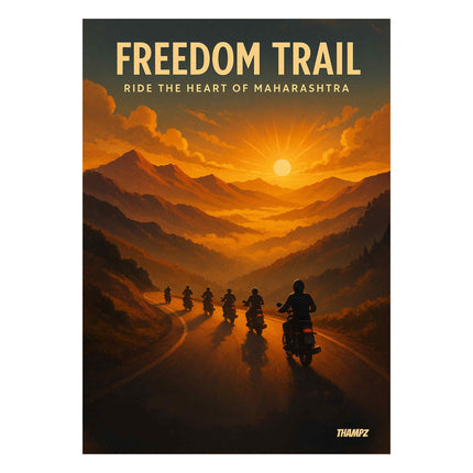 Freedom Trail Poster Ride The Heart Of Maharashtra