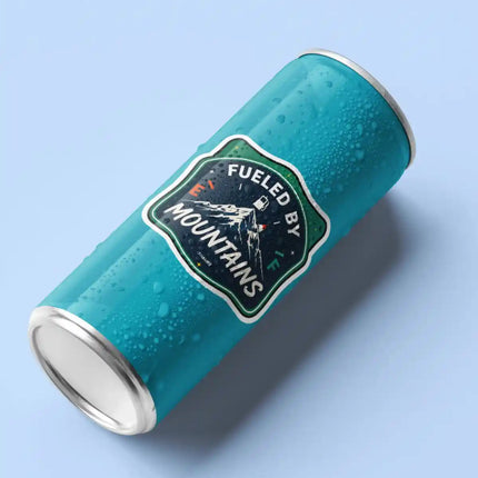 Fueled by Mountains - Mountain Lover Glossy Die Cut Vinyl Sticker