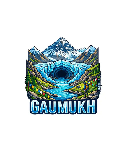 gaumukh-die-cut-sticker
