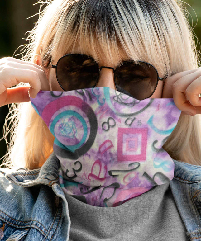 Geometric Fusion Seamless Unisex Bandana