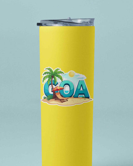Goa Beach Escape Vinyl Sticker