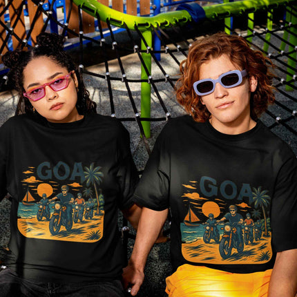 Goa Riders Beach Ride Edition - Oversized T-Shirt