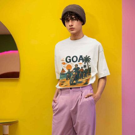Goa Riders Beach Ride Edition - Oversized T-Shirt