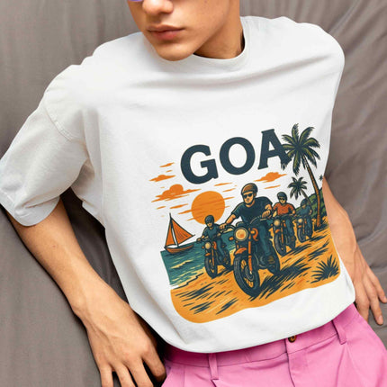 Goa Riders Beach Ride Edition - Oversized T-Shirt