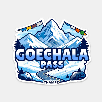 Goechala Pass Fridge Magnet