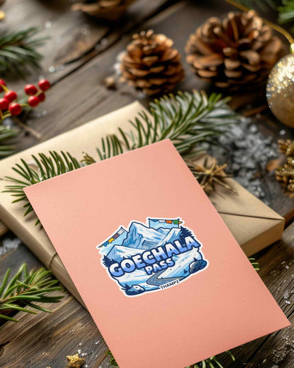 Goechala Pass Vinyl Trekking Sticker