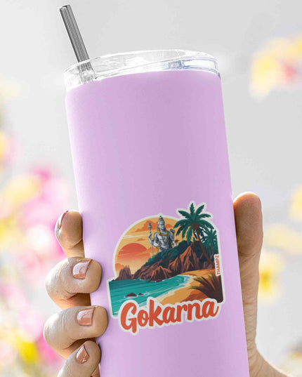 Gokarna Vinyl Beach & Spiritual Travel Sticker