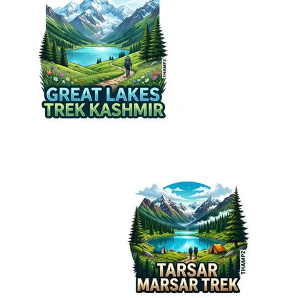 Great Lakes Trek Kashmir & Tarsar Marsar Trek Fridge Magnet – Kashmir Travel Souvenir & Collectible