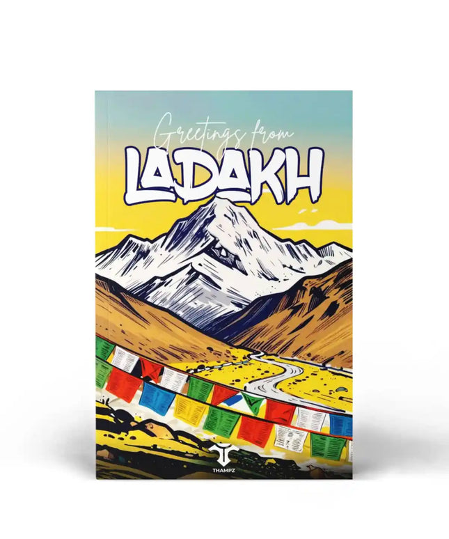 Greetings From Ladakh Travel Postcard Scenic Photo Postcard