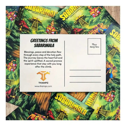 greetings from sabarimala travel postcard scenic photo postcard