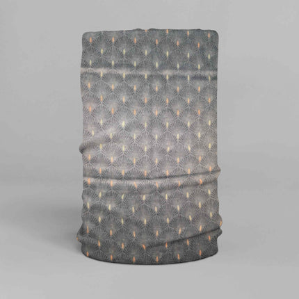 Grey Minimal Dot Seamless Unisex Bandana